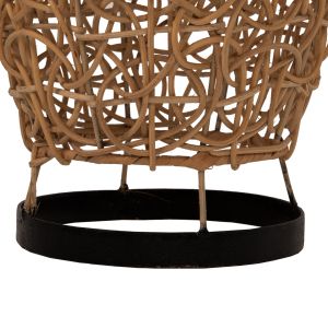 Lantern Hm7877 rattan in natural color D24x62cm