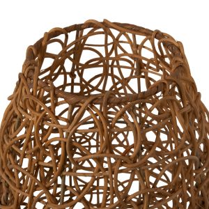 Lantern Hm7877 rattan in natural color D24x62cm