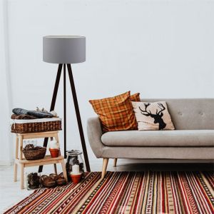 Lamp Pwl-1059 E27 gray-black D38x140cm