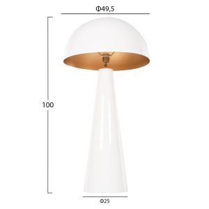 Smush metal lantern in white adjustable D50x100hcm Hm4256,03