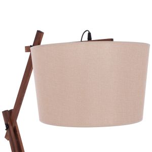 Tripod lamp with beige cap 54x54x170hcm Hm7694,01
