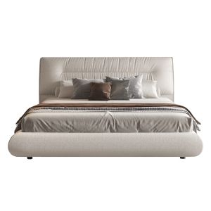 Легло Ascott с място за съхранение Sm736.03 кремав плат - за матрак 160x200см.