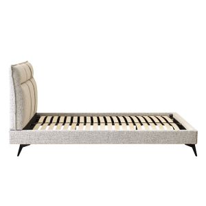 Легло Lignum Sm733.03 бежов плат - за матрак 160x200см