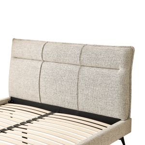 Легло Lignum Sm733.03 бежов плат - за матрак 160x200см