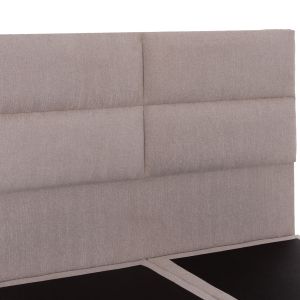 Легло Milo Hm616.32 бежов плат - за матрак 160x200см