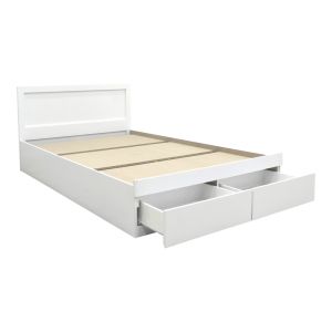 Легло Olympus с чекмедже в бял цвят 150x200см