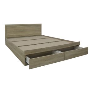Легло Olympus с чекмедже в цвят светъл дъб 160x200см