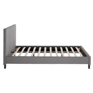 Легло с матрак Becca Hm21283.04 сив плат - матрак 150x200см