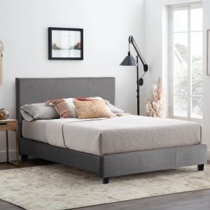 Легло с матрак Becca Hm21283.04 сив плат - матрак 150x200см