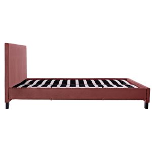 Легло с матрак Becca Hm21283.05 пепел от рози кадифе - матрак 150x200см