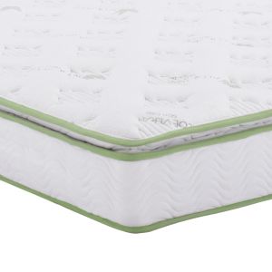 Bed with mattress Billie Hm21284.01 brown mattress fabric 160x200cm