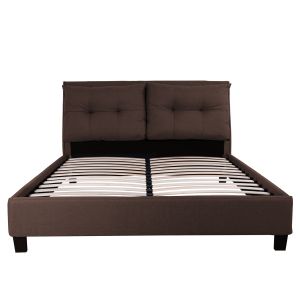 Bed with mattress Billie Hm21284.01 brown mattress fabric 160x200cm