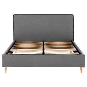 Легло с матрак Indra Hm21280.01 сив плат - матрак 160x200см