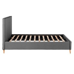 Легло с матрак Indra Hm21280.01 сив плат - матрак 160x200см