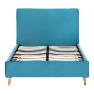 Легло с матрак Maylin Hm21281.02 тюркоазено (синьо-зелено) кадифе - матрак 120x200см