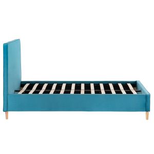 Легло с матрак Maylin Hm21281.02 тюркоазено (синьо-зелено) кадифе - матрак 120x200см
