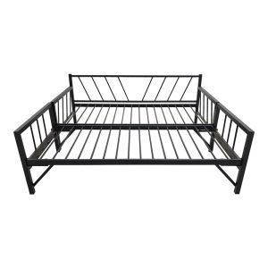 BED-SOFA REMMIE METAL IN BLACK 90X190 CM