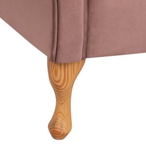 Лежанка Niovi Chesterfield пепел от рози Hm3008,05