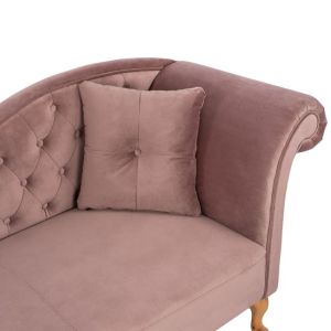 Лежанка Niovi Chesterfield пепел от рози Hm3008,05