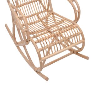 Rocking chair Cormeny natural color rattan Pe 108x71x103cm