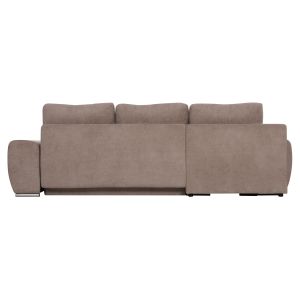 Left corner sofa bed Comfyra Hm3336.03l beige fabric 270x181x75cm.