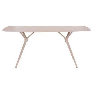 Маса Antoine Sm6355 кремав алуминиев плот и синтерован камък 180x90x75см