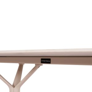Маса Antoine Sm6355 кремав алуминиев плот и синтерован камък 180x90x75см