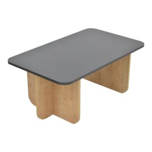 Beca table in oak-black shade 100x60x42cm