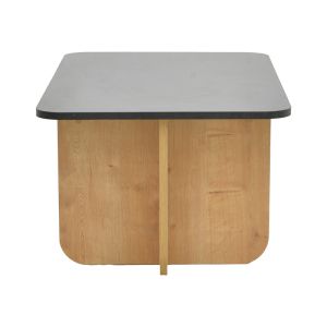 Beca table in oak-black shade 100x60x42cm