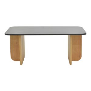 Beca table in oak-black shade 100x60x42cm