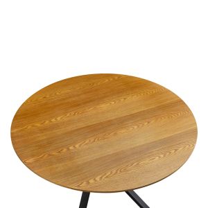 Маса Cerco Sonoma Mdf и черни метални крака 120x75cm
