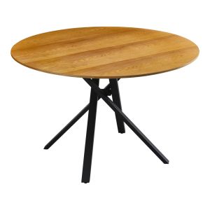Маса Cerco Sonoma Mdf и черни метални крака 120x75cm