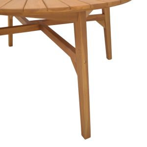 Colen teak table in natural shade D50x75cm