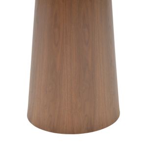 Donda table made of MDF walnut D100x76 cm