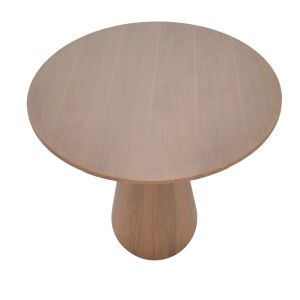 Donda table made of MDF walnut D100x76 cm