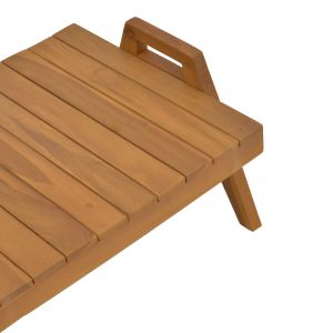Kally table made of teak wood in a natural shade 60x50x34 cm