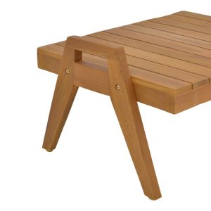 Kally table made of teak wood in a natural shade 60x50x34 cm