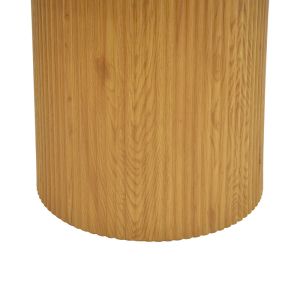 Karulo table made of MDF in Sonoma color, 120x76 cm