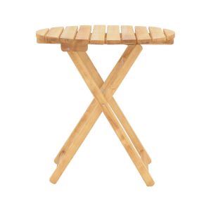 Table Letna solid beech in natural color D60x74.5cm