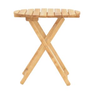 Маса Letna масив бук в естествен цвят D60x75см