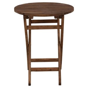 Маса Limnos кръгла 60cm масивна дървесина орех Hm5653,01