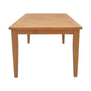 Mady table made of teak wood in a natural shade 200x100x75cm