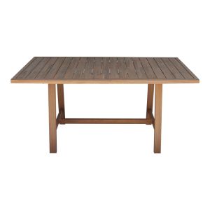 Malibu table made of acacia wood in natural color 180x90x75cm