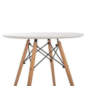 Minimal Kid table round, D60x51, white, 01, Hm8451