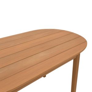Skyl table, teak, natural color 190x90x75cm