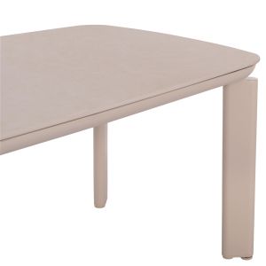 Маса Sterlin Sm6356 кремав алуминиев плот и синтерован камък 240x100x76см