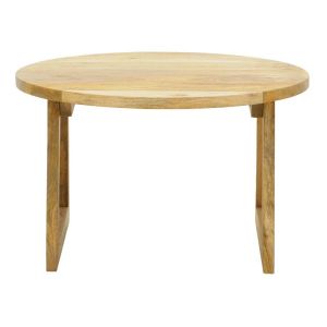 Tamarind mango wood-natural rattan table in natural color 65x40cm