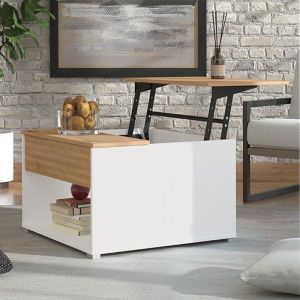 Table Taranto White-artisan 80x80x45cm