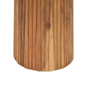 Table Tully Bold solid acacia wood in walnut color D120x75 cm