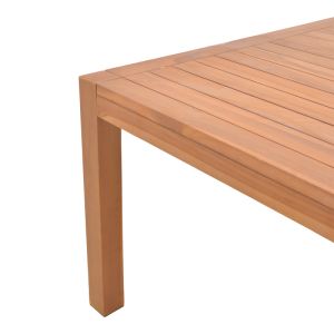 Vocaly teak table in natural shade 200x100x75cm
